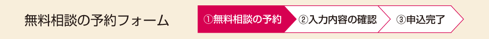 無料相談の予約フォーム